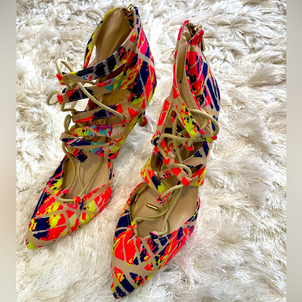 Rouge colorful Heels